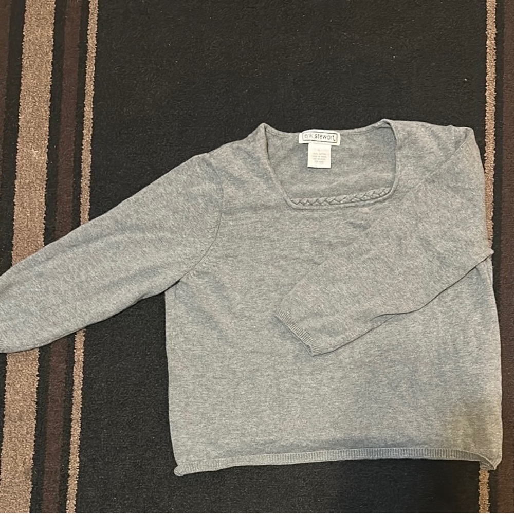 Gray Knit Sweater